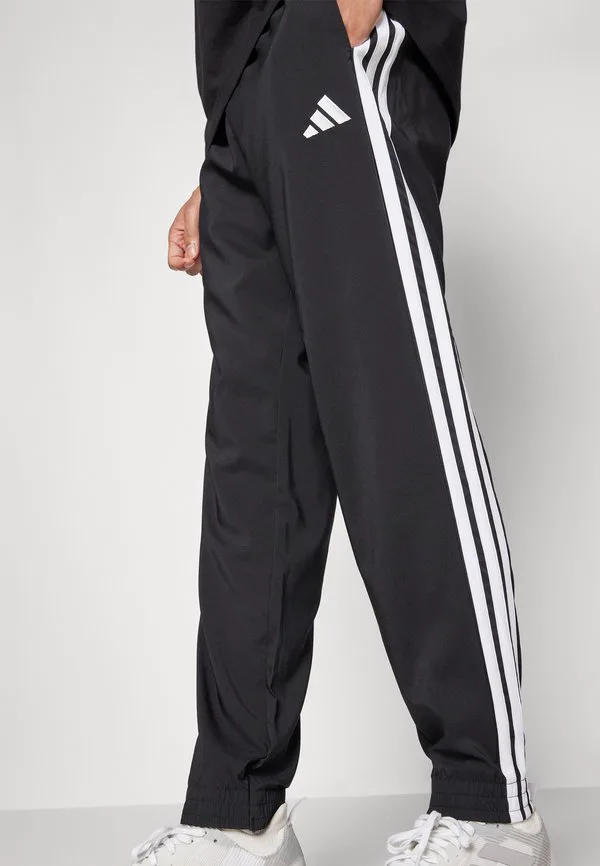 Основные спортивные штаны с тремя полосками Adidas Sportswear, Black/White — фото 4