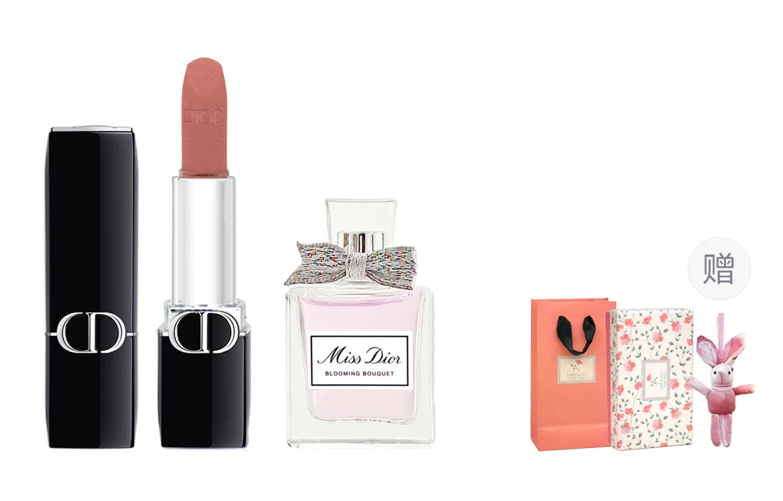 DIOR Пробник помады и парфюма Velvet Satin 1.5г+5мл подарочный набор, Satin 999+Wild Perfume 10ml — фото 4