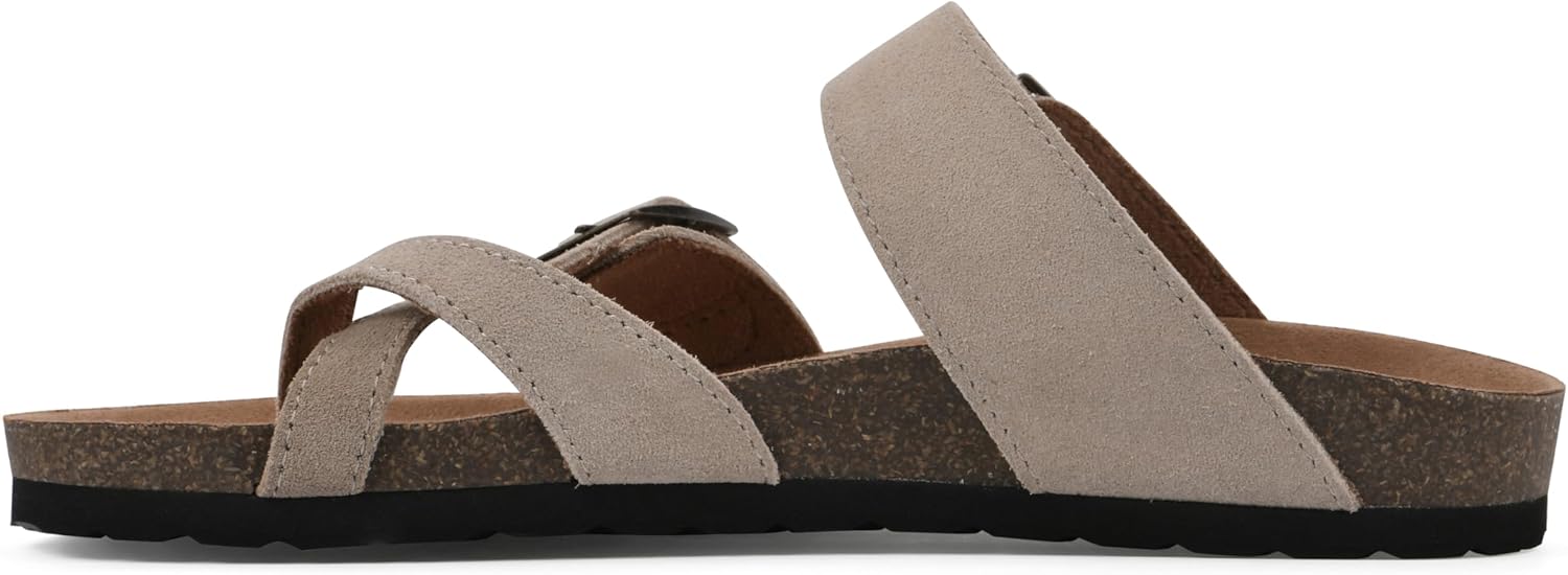 Сандалии WHITE MOUNTAIN Gracie с анатомической стелькой, Sandal Wood/Suede — фото 4