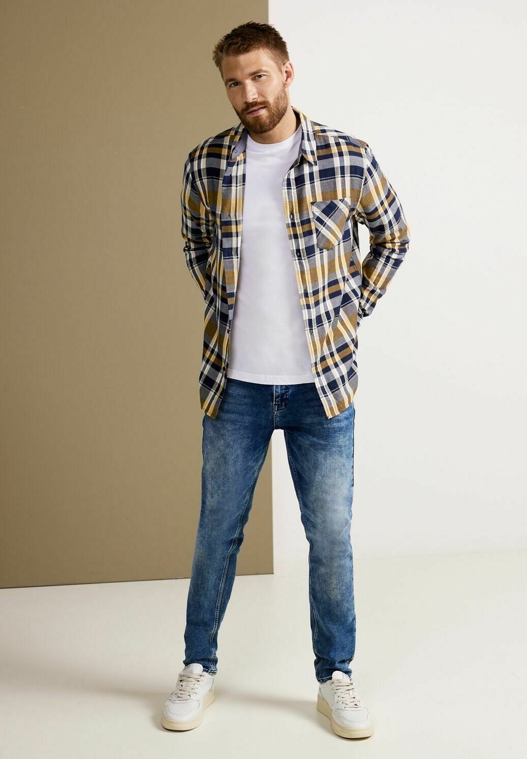 

Рубашка MIT KAROMUSTER Street One MEN, цвет braun
