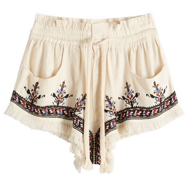 

Шорты с вышивкой Kriss Isabel Marant Étoile, экрю