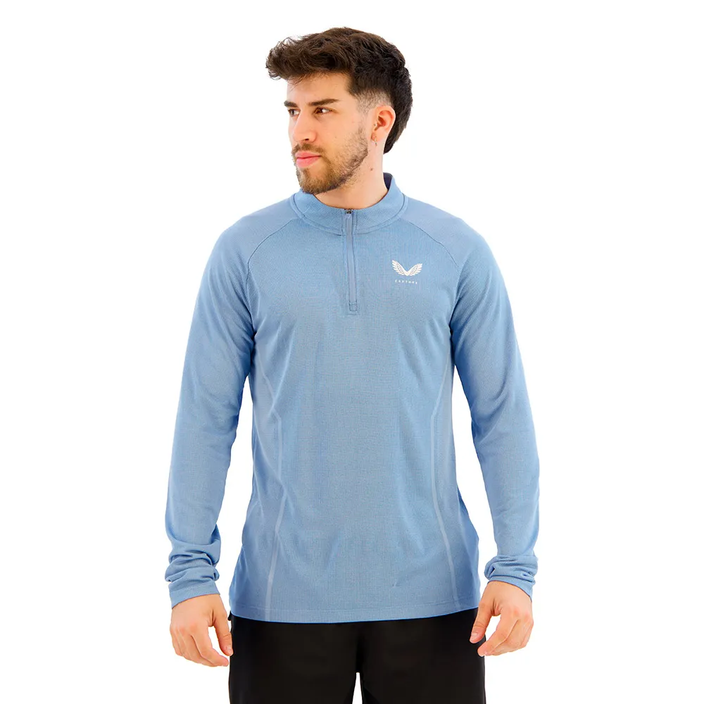 

Толстовка спортивная Castore CMD30842 half zip, синий