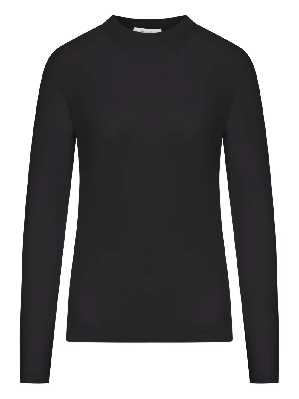 

Кашемировая футболка с длинными рукавами Max Mara, черный