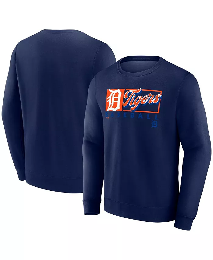 

Мужской синий флисовый свитшот Detroit Tigers Focus Fanatics