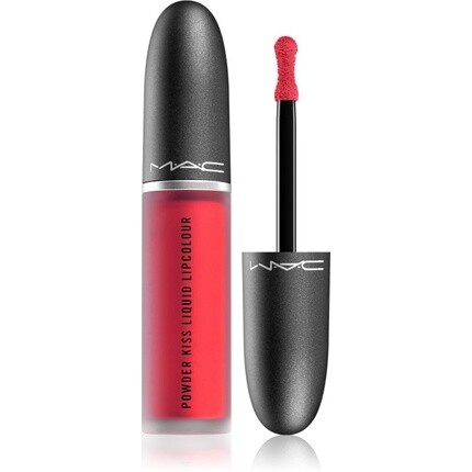 

MAC Cosmetics Powder Kiss Liquid Lipcolor в цвете Escandalo — Матовая жидкая помада, 5 мл