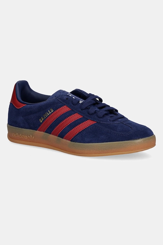 Детские замшевые кроссовки GAZELLE INDOOR Adidas Originals, темно-синий