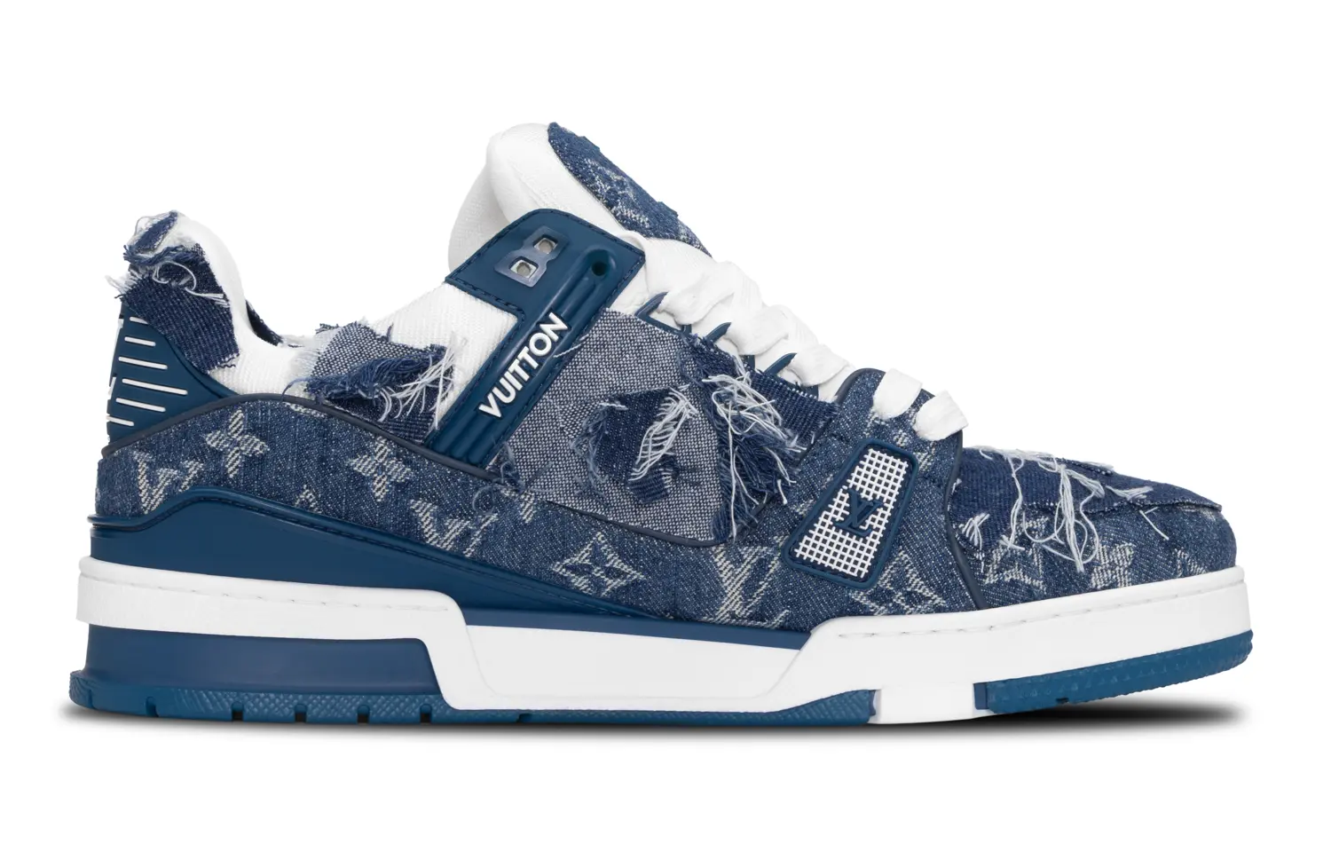 

Кроссовки Louis Vuitton Trainer, темно-синий / белый