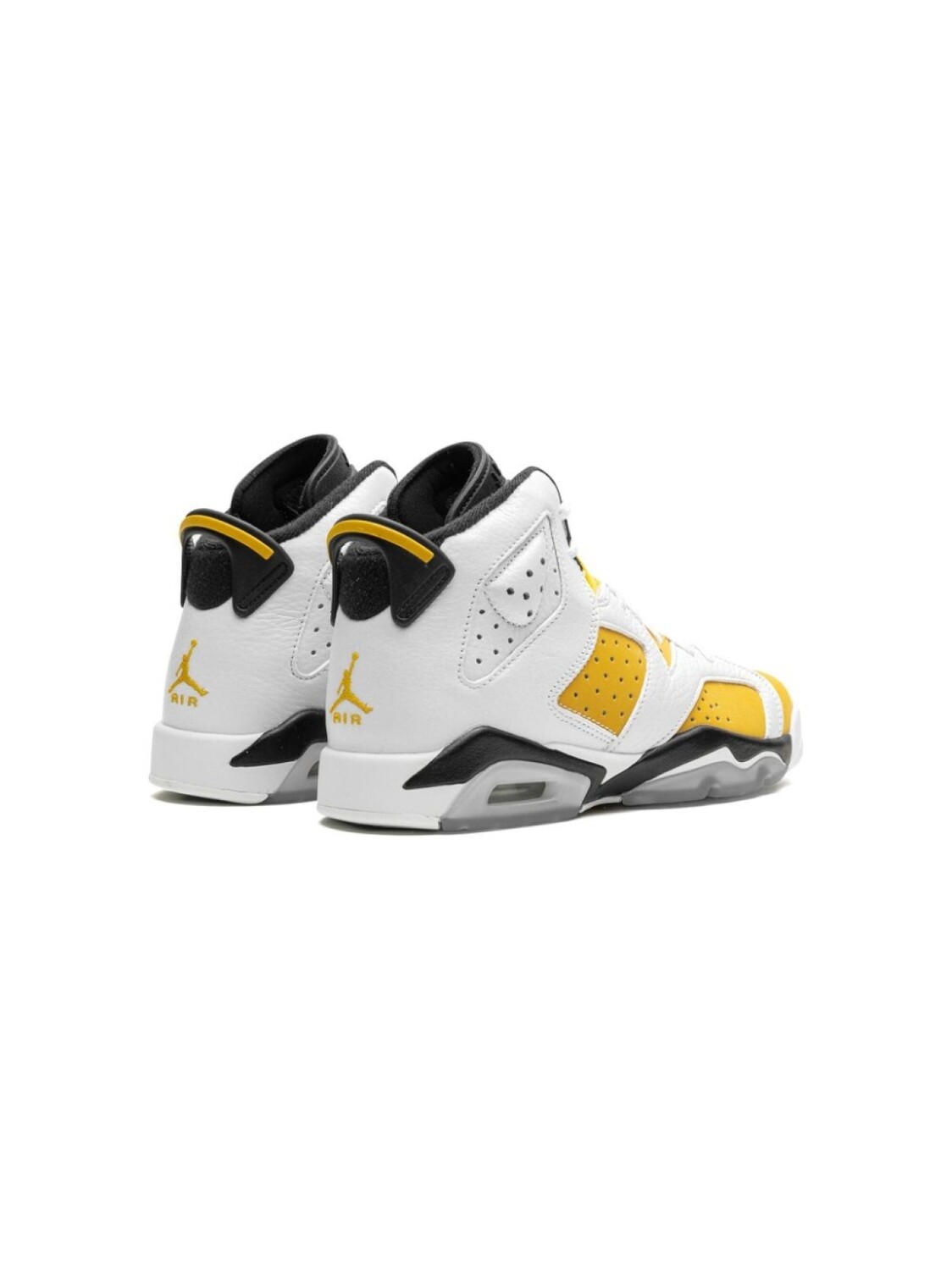 Кроссовки Air Jordan 6 Yellow/Ochre Jordan Kids, желтый — фото 3