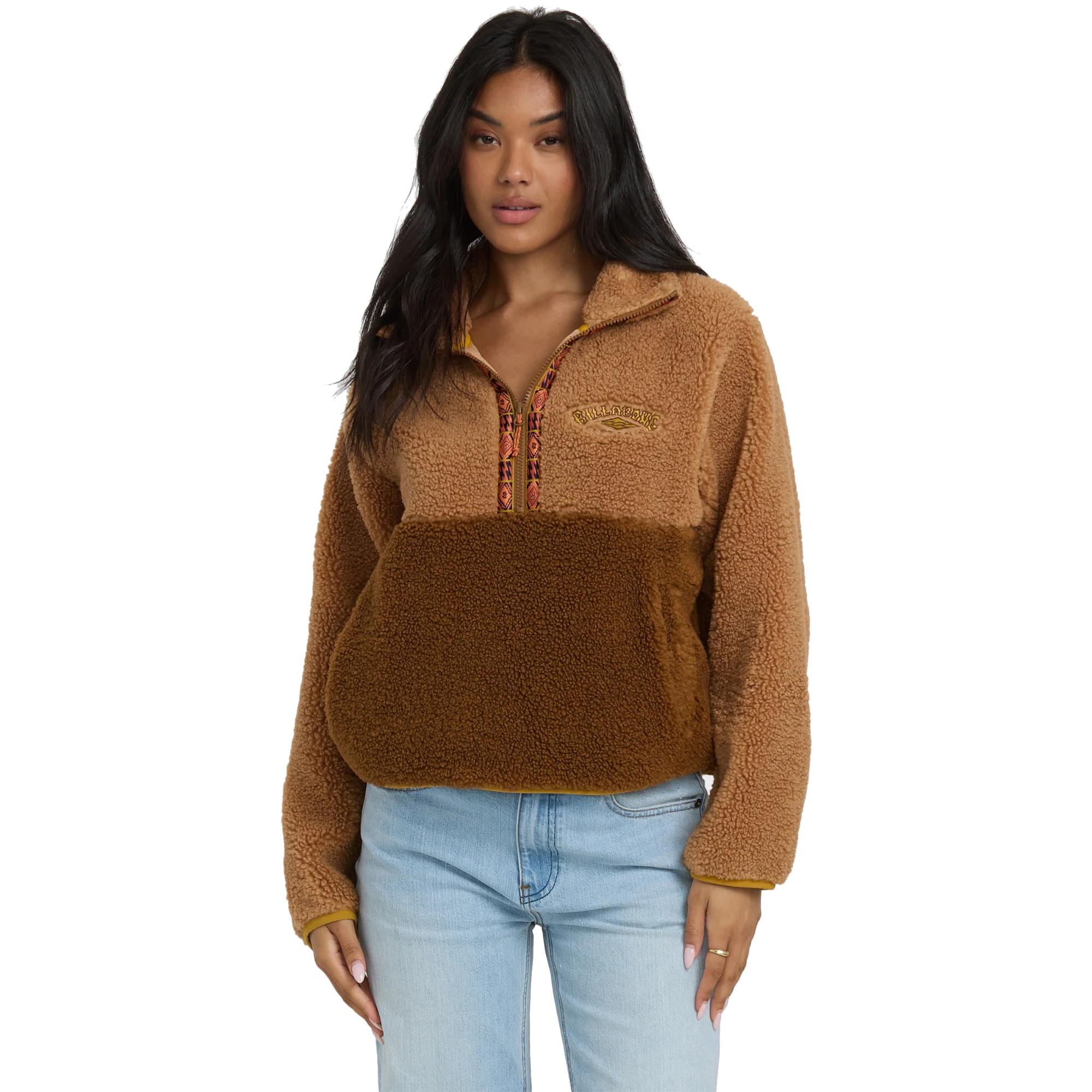 

Женская толстовка Horizon с высоким воротником и застежкой-молнией до середины груди Billabong, Truffle, Бежевый, Женская толстовка Horizon с высоким воротником и застежкой-молнией до середины груди Billabong, Truffle