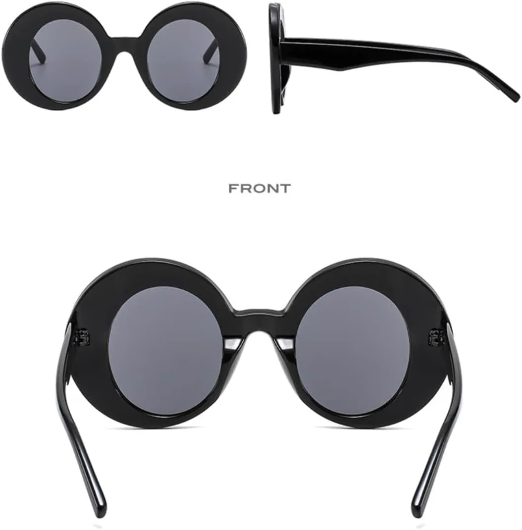 

Модные большие женские овальные оранжевые разноцветные солнцезащитные очки в стиле ретро с градиентом, панк-стиль, мужские солнцезащитные очки SZVVBKK, C2 Blue Black