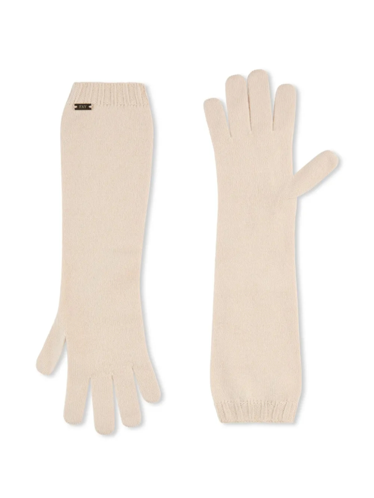 

Fay длинные трикотажные перчатки, нейтральный
