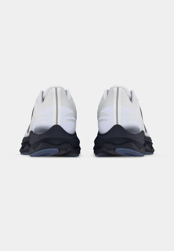 Кроссовки для бега по шоссе wave serene 2 Mizuno, White/Navy Blazer/Wild Wind — фото 4