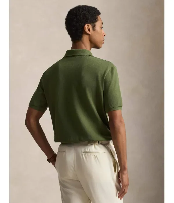 Полюс classic fit Polo Ralph Lauren, оливково-зеленый — фото 3