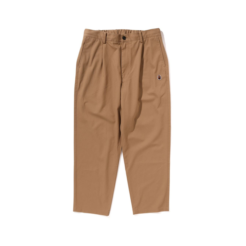 Вышитые однотонные повседневные брюки men's A BATHING APE, черный — фото 4
