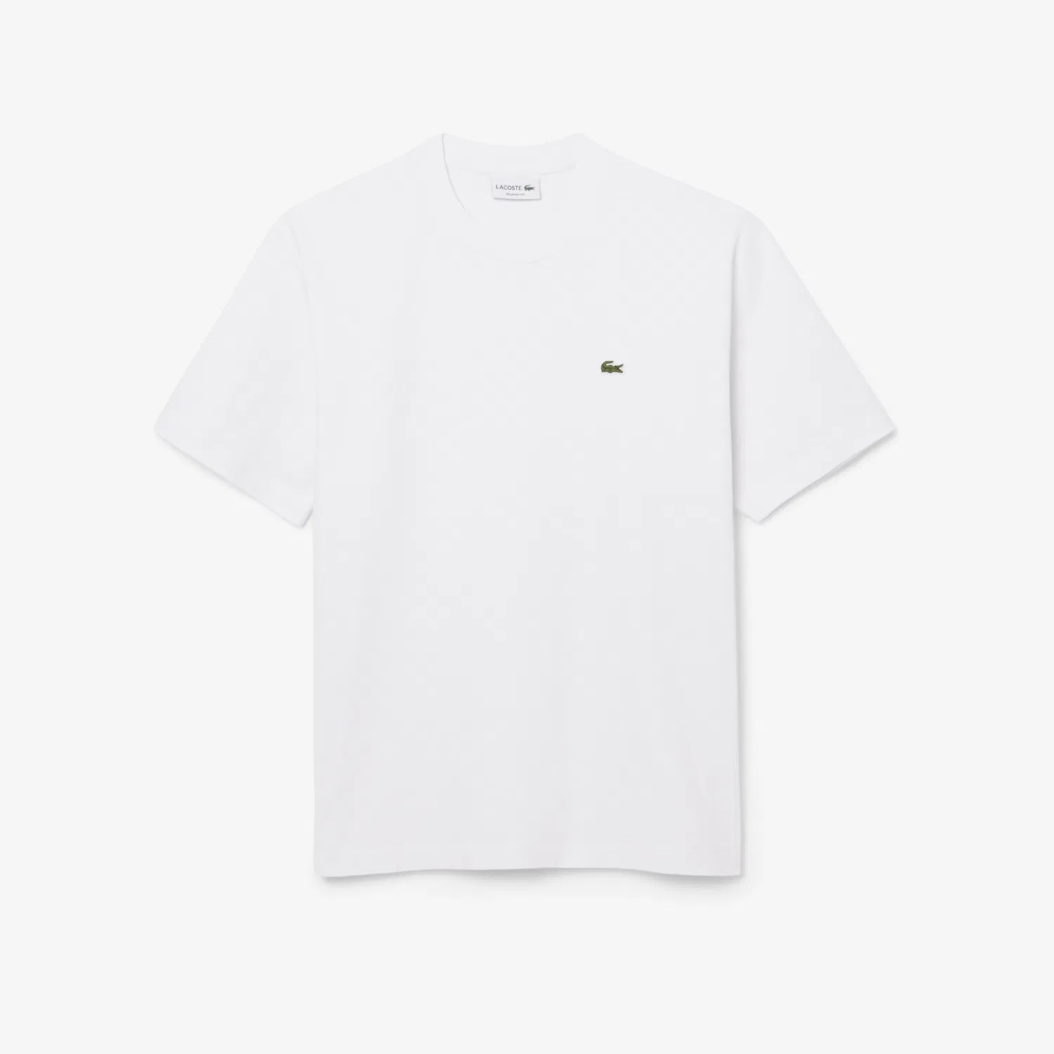 Мужская футболка Lacoste свободного кроя, белый — фото 4