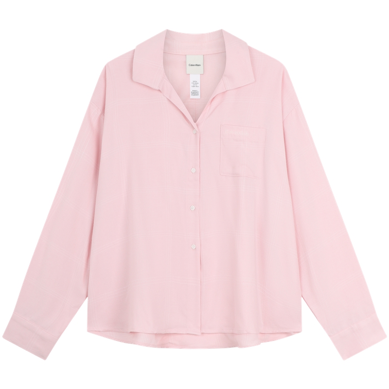 

Женская пижамная блузка Calvin Klein, розовый