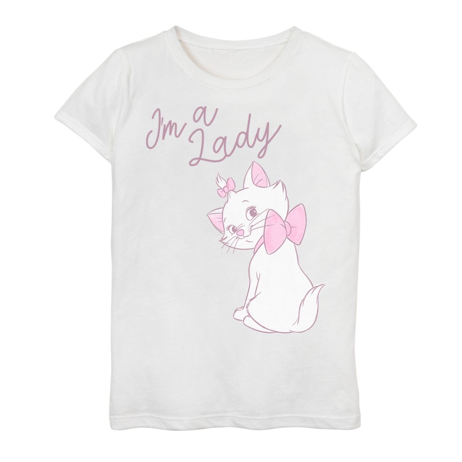 

Футболка с рисунком «Котенок Мари» Disney's The Aristocats Girls 7–16 Disney