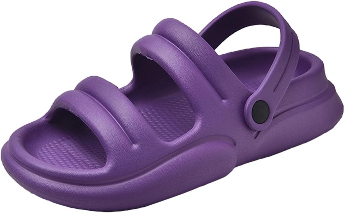 

Женские летние сабо Meidiastra, открытые пляжные сандалии с мягкой подошвой из ЭВА, фиолетовый