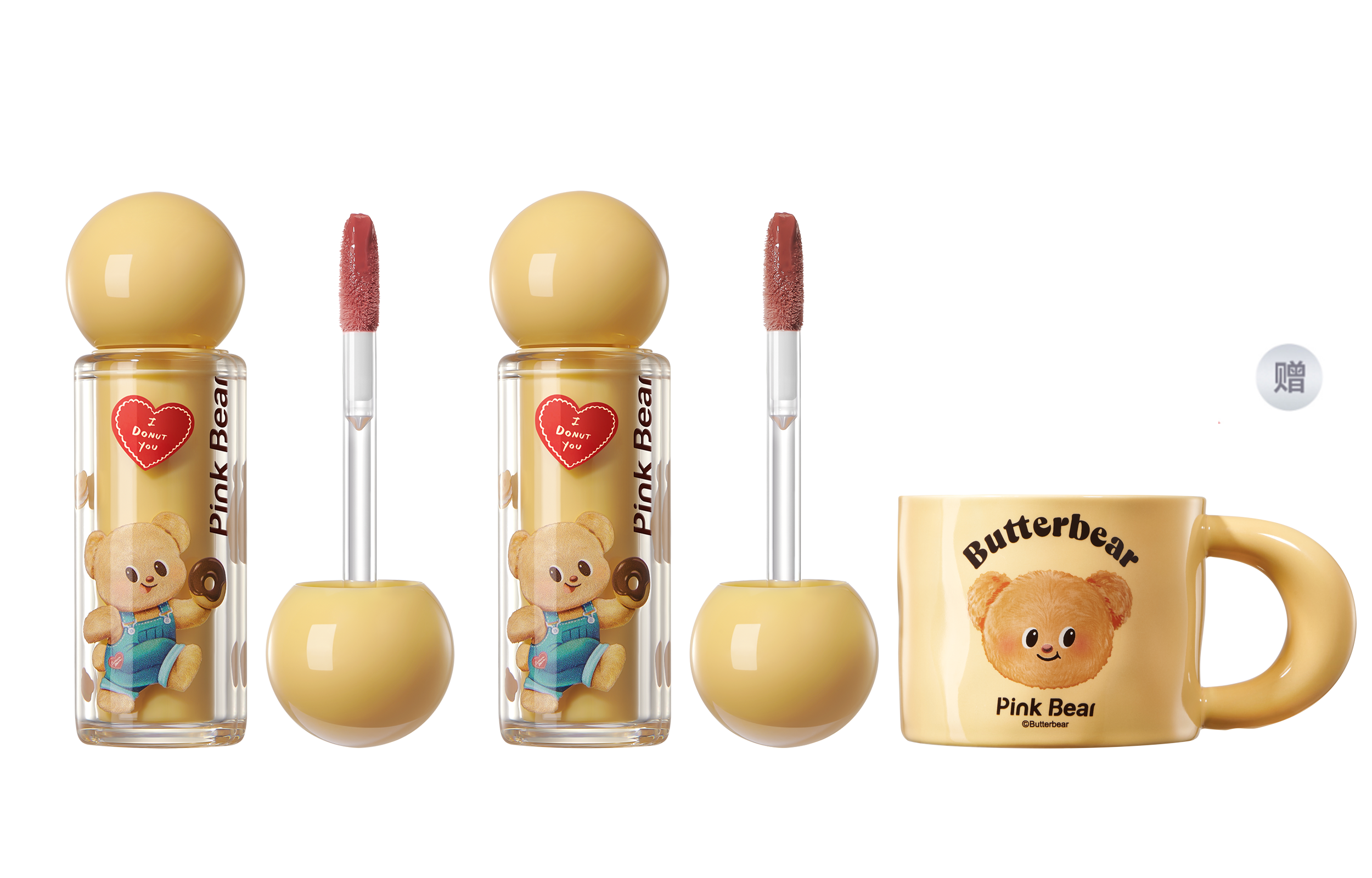 

Помада-тинтирующее средство / Блеск для губ / Жидкая помада Women's Pink Bear