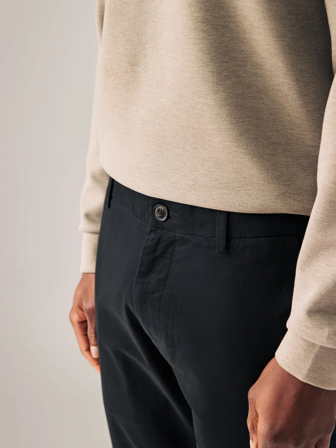 Шорты чинос классические, Slim Fit Next, черный — фото 4