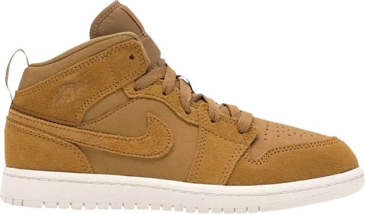 

Кроссовки Air Jordan 1 Mid PS Golden Harvest, коричневый