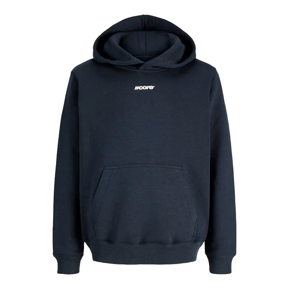 Детское худи с принтом Club Back Script Jack & jones, Blue — фото 3