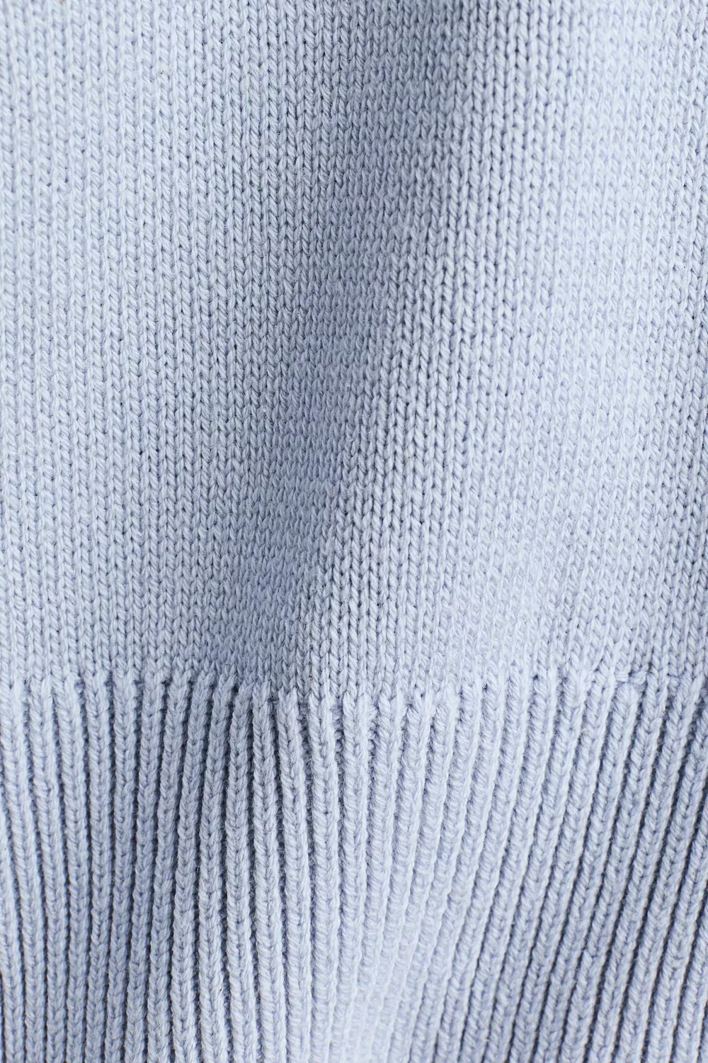 Тонкий вязаный свитер H&M, Helles Mattblau — фото 2