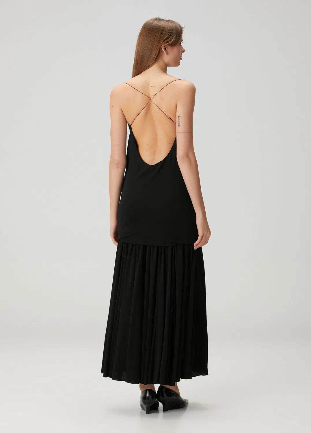 Платье макси Jacquemus Abiha, black — фото 4