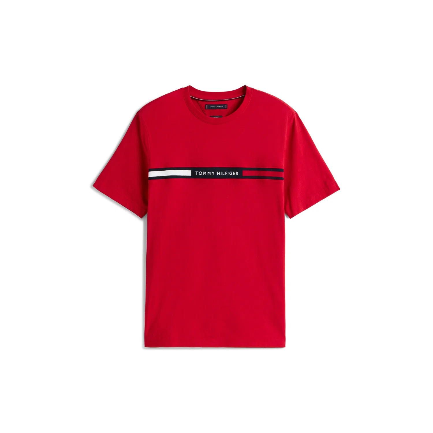 Мужская футболка с надписью HILFIGER CHEST INSERT Tommy Hilfiger, Medium Red