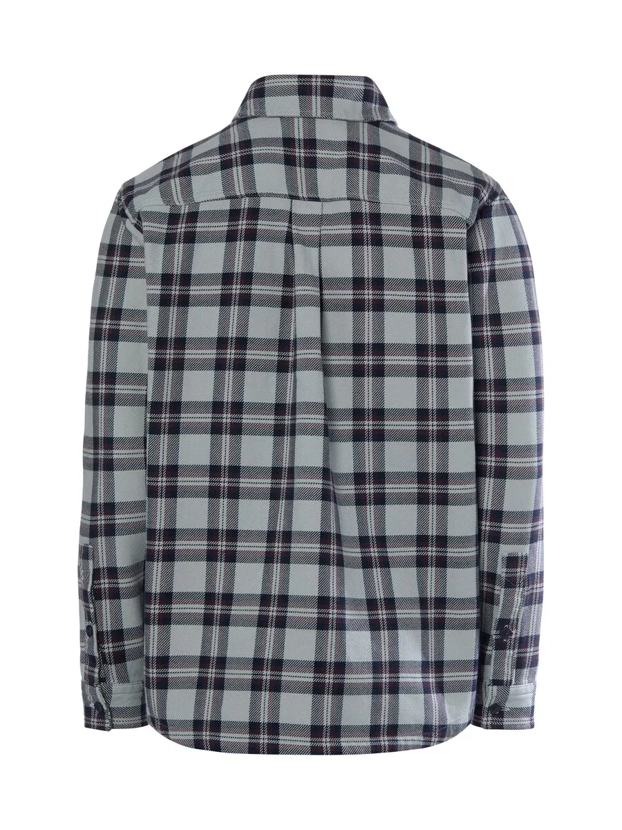 Рубашка BOSS Regular fit Button Up Shirt 'Locky' серого цвета — фото 2