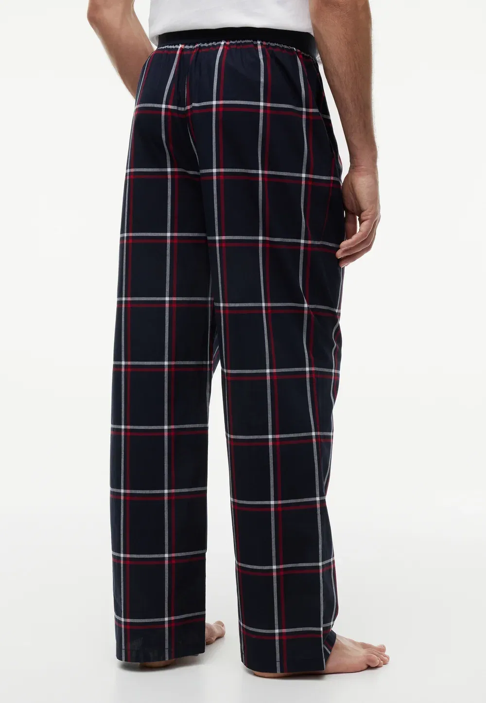 Оригинальные пижамные штаны с принтом в виде брюк Tommy Hilfiger, Windowpane — фото 3