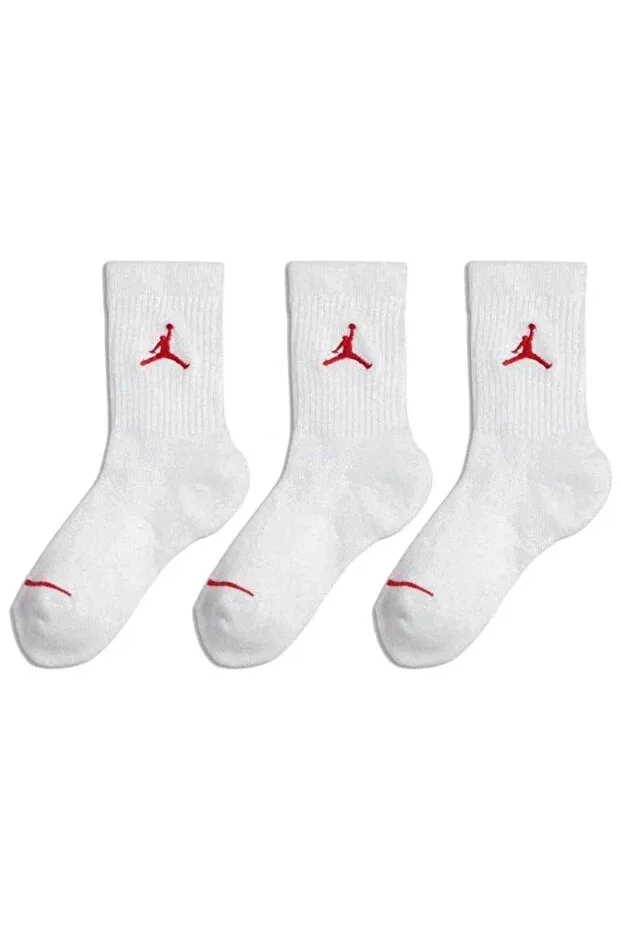 Детские носки с принтом Unisex children's 3-piece socks uj0009-001 Nike, White