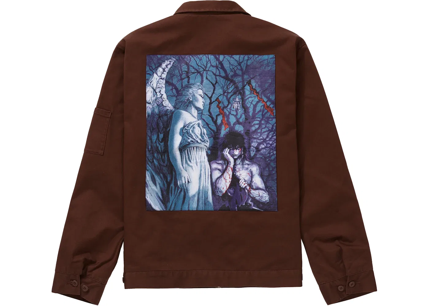 Мужская куртка-ворк Supreme The Crow Work Jacket, Brown