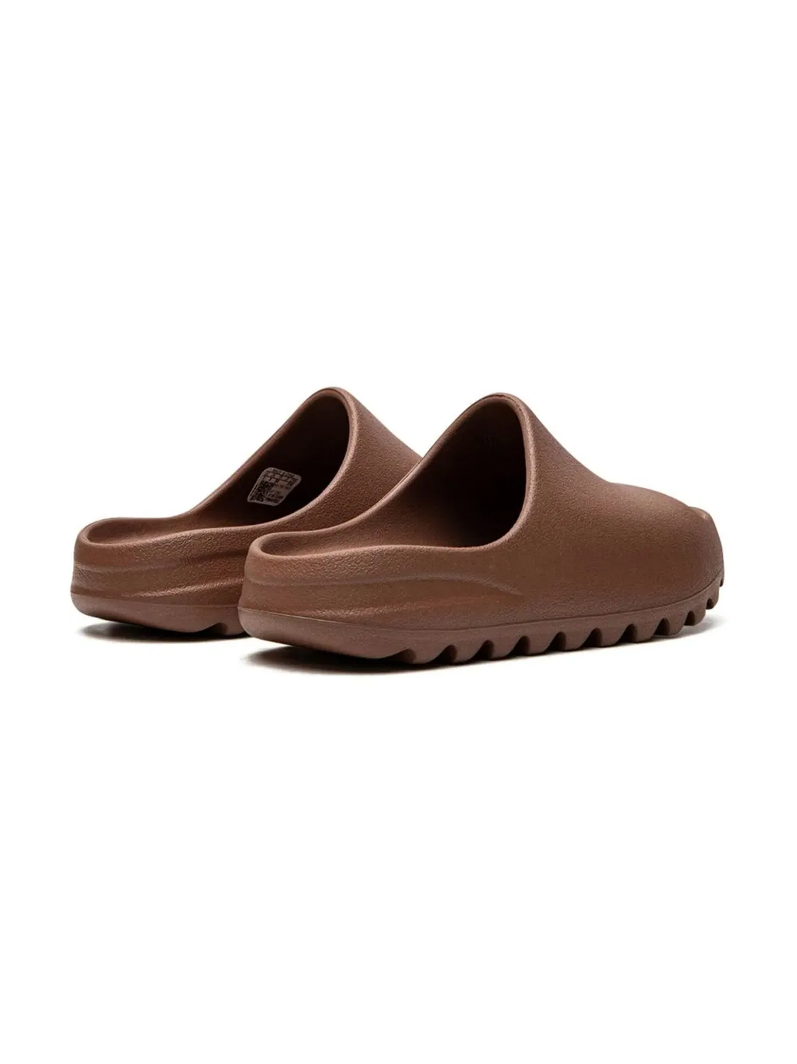 Слайды Yeezy "Flax" Adidas, коричневый — фото 2