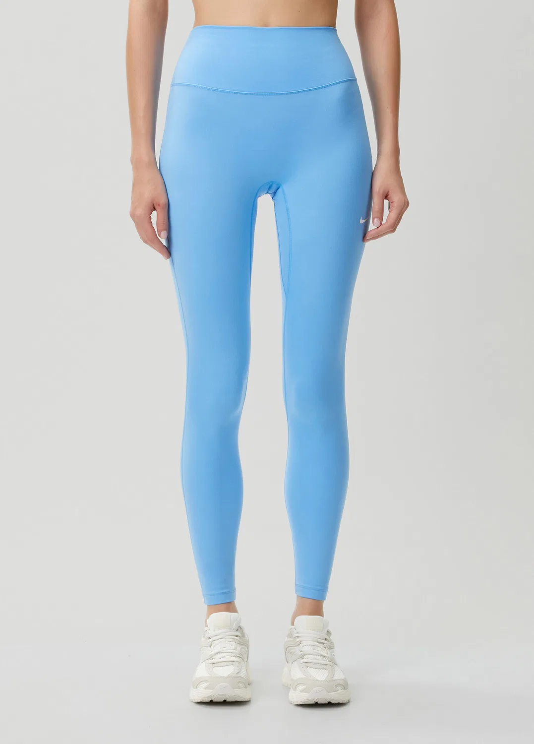Леггинсы Nike One Seamless Front, синий — фото 2