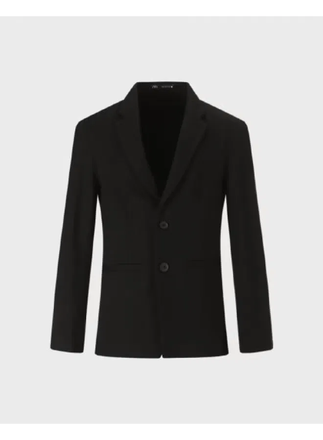 Костюм деловой однотонный Zara, черный