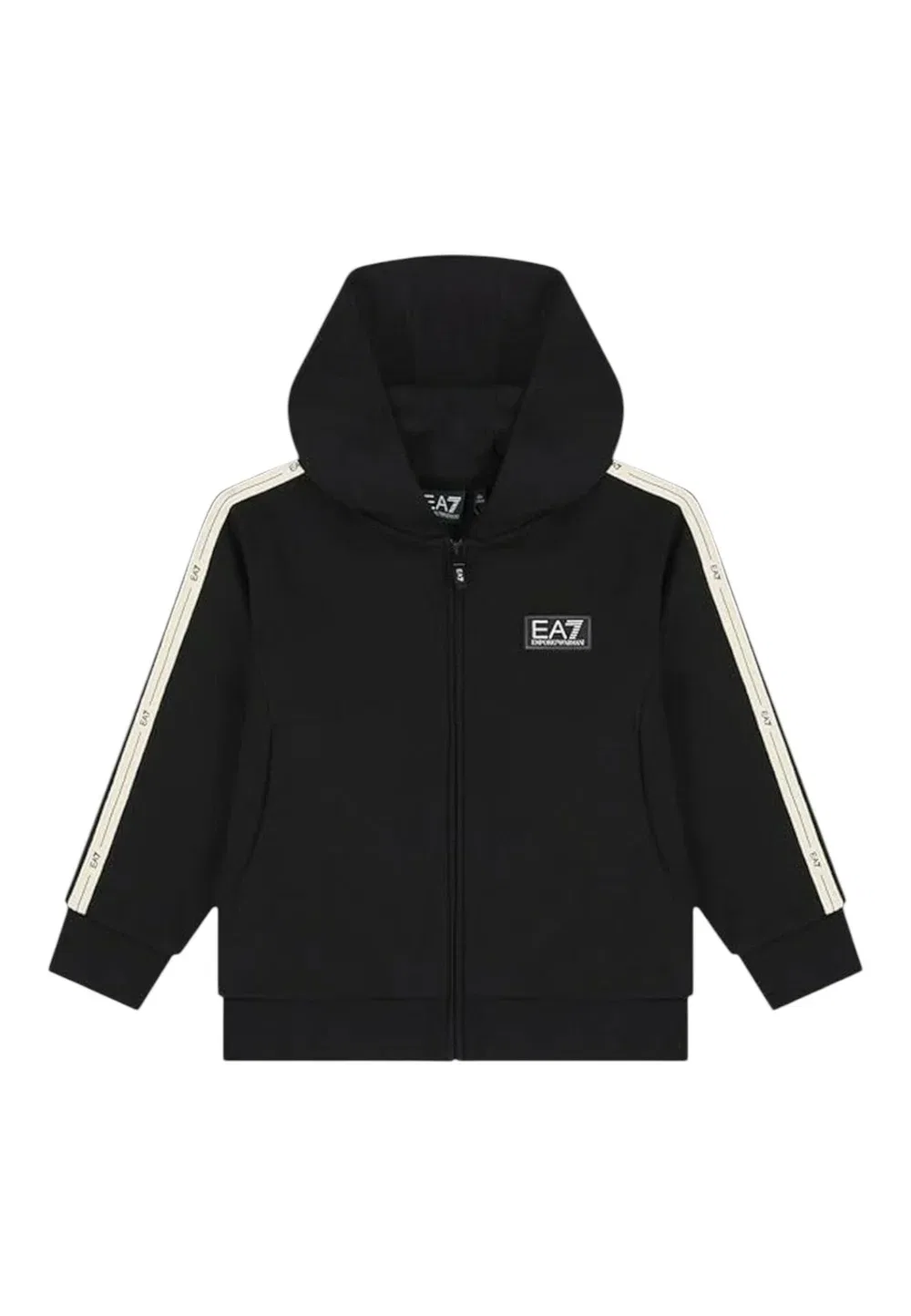 Col uc001 - толстовка на молнии Ea7 Emporio Armani, Black