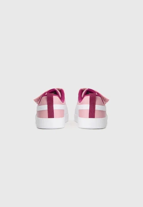 Кроссовки с защитой от холода Courtflex Puma Poised Pink, White, Berry, белый/розовый — фото 3