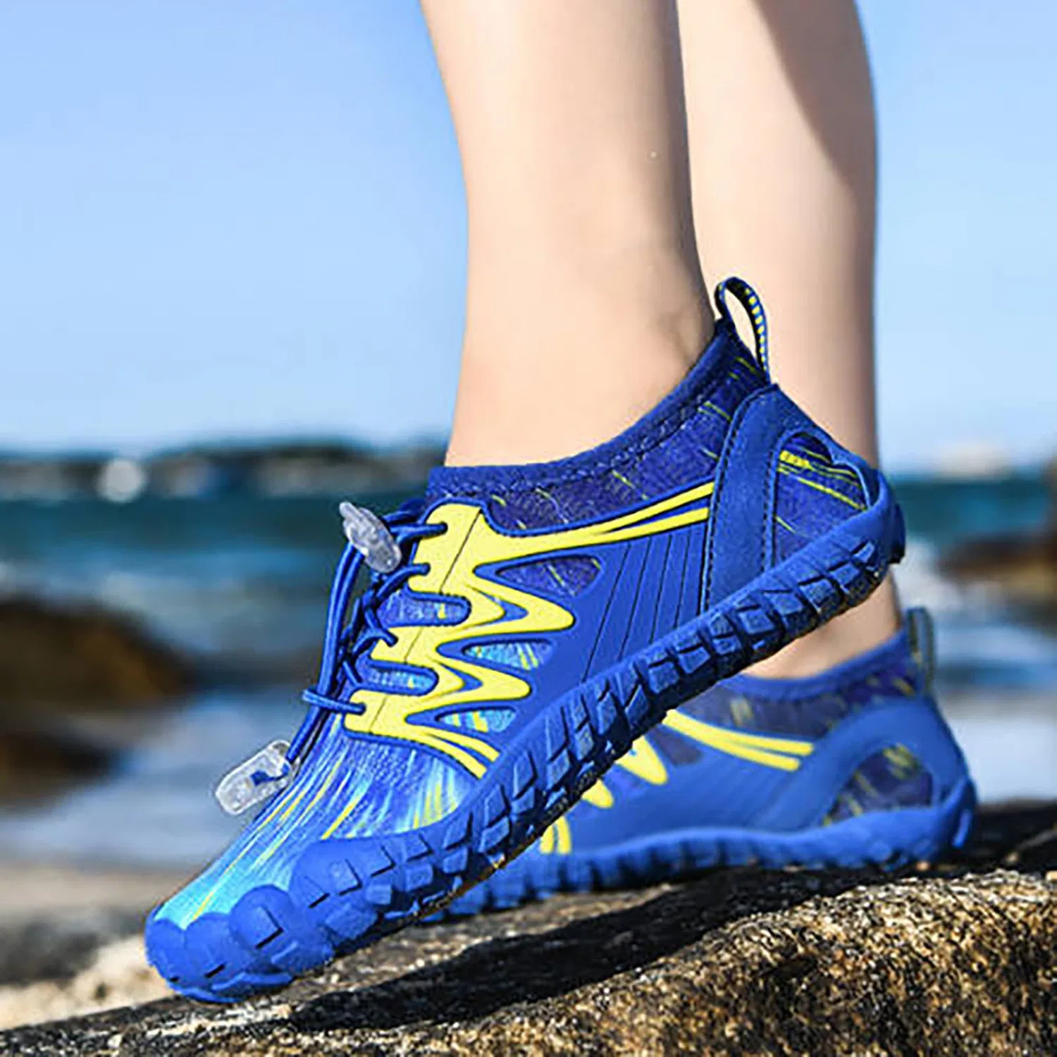Детские кроссовки для мальчиков с принтом Luadnysin, Blu — фото 3