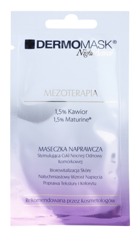 

Маска с эффектом мезотерапии L’biotica DermoMask Night Active