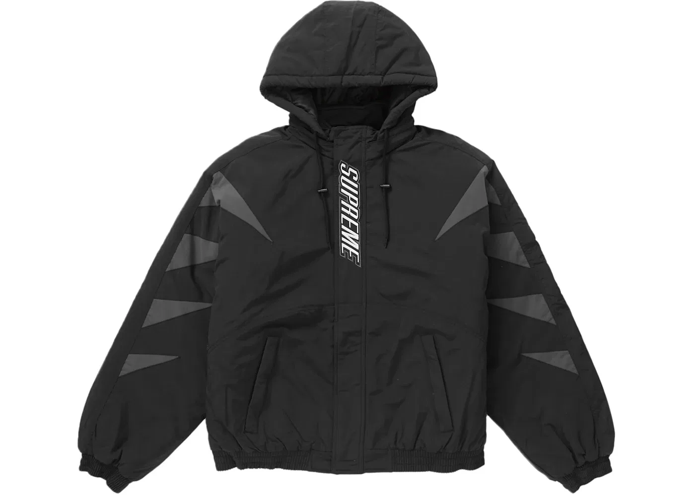 Мужская куртка-пуховик с принтом Wildcat Sideline Puffer Jacket Supreme, Black