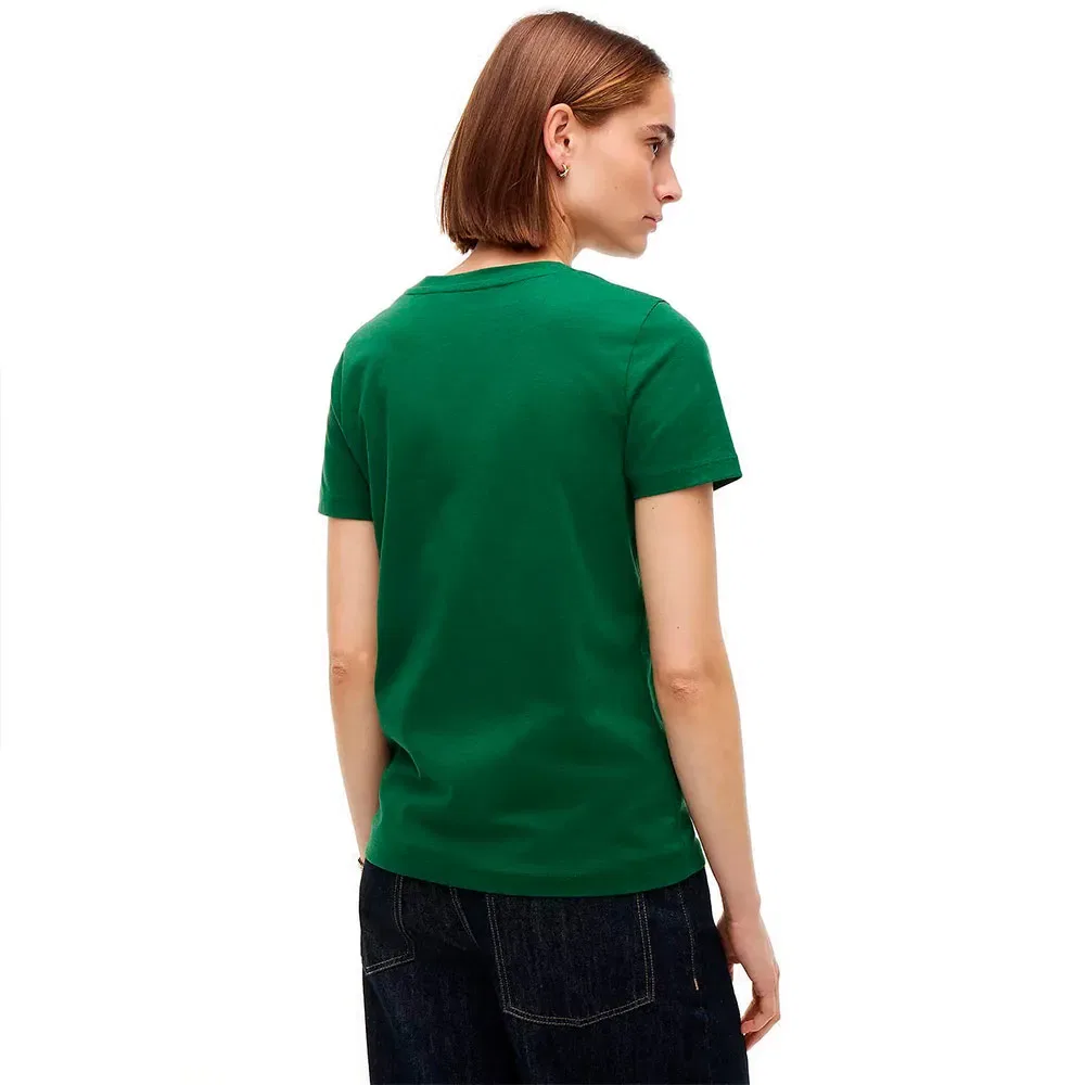 Женская футболка с коротким рукавом Script Regular Fit Tommy hilfiger, Green — фото 2