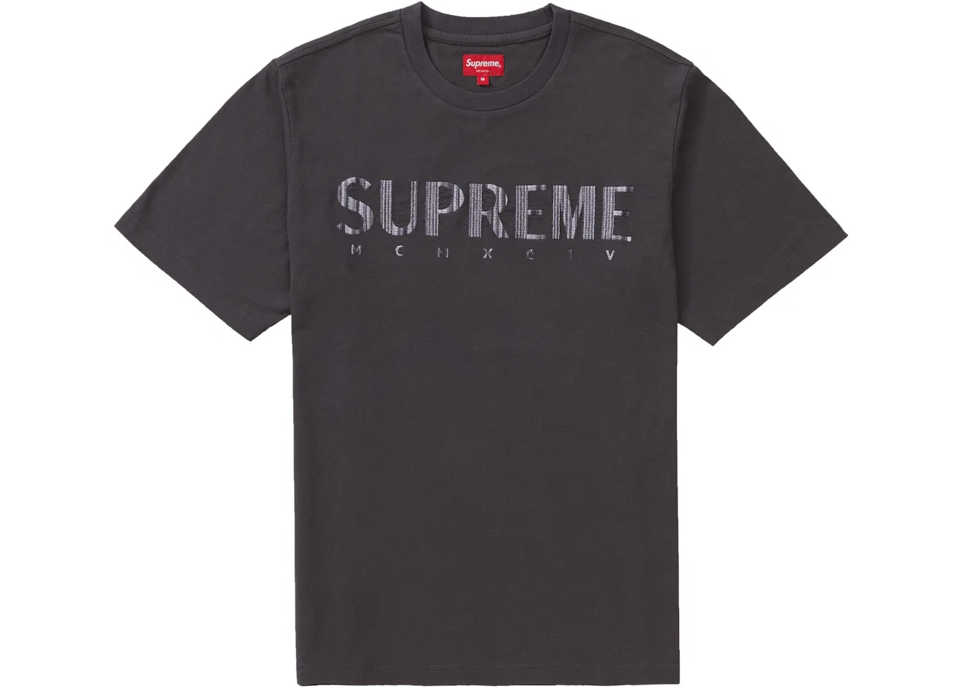 Мужская футболка с принтом Gradient Logo Supreme, Dusty Black