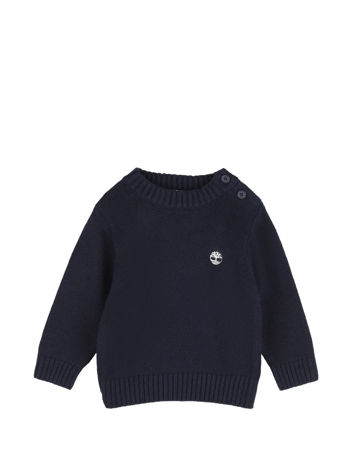 Свитер с вышитым логотипом Timberland Kids, синий