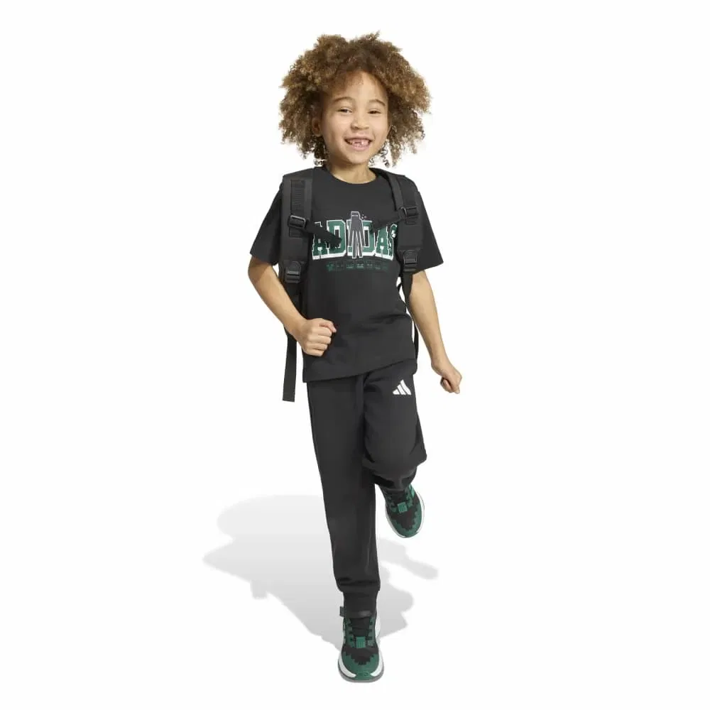 Футболка с коротким рукавом Minecraft Adidas, черный — фото 4