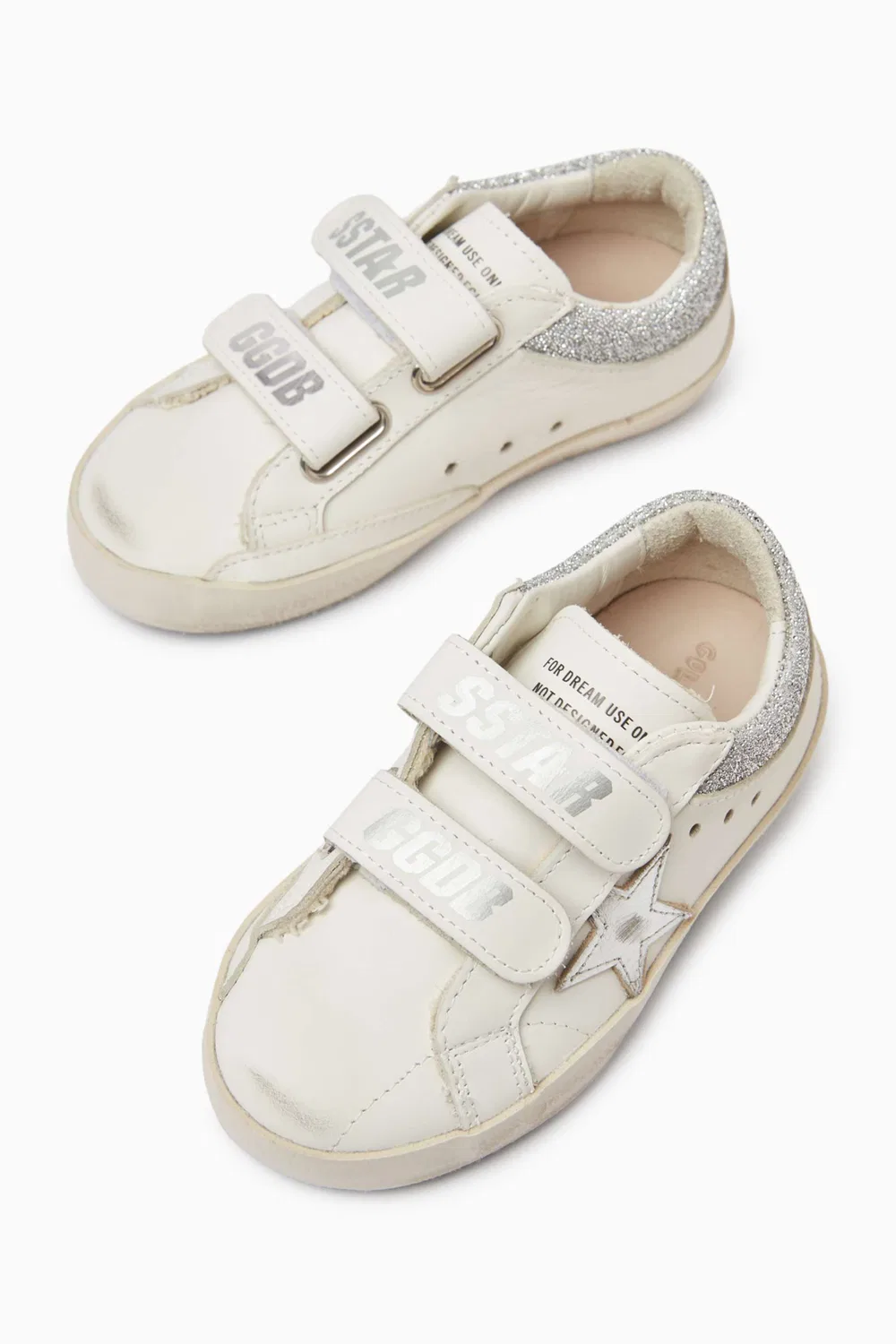 Кроссовки кожаные Old School Sneakers GOLDEN GOOSE — фото 2