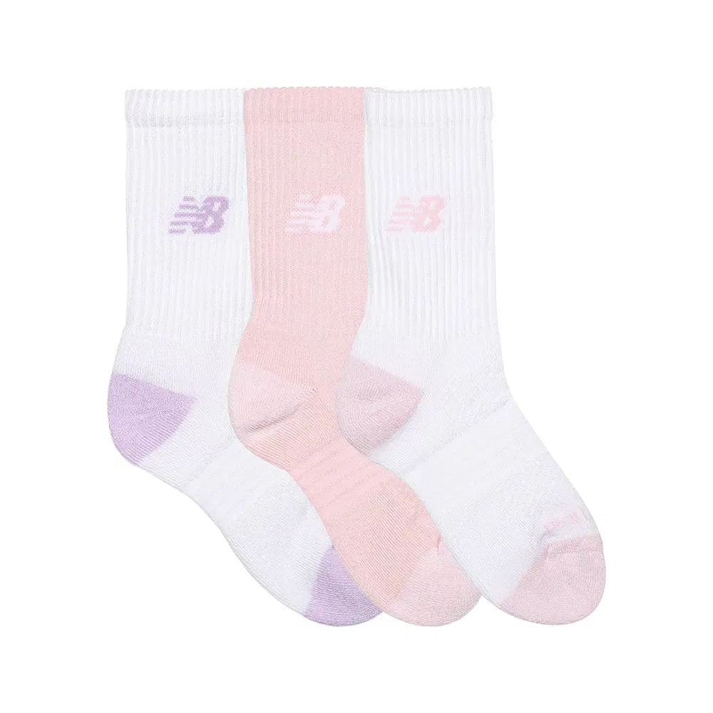 Детские носки для девочек с технологией NB DRY Active Short Socks New balance, Multicolor — фото 3