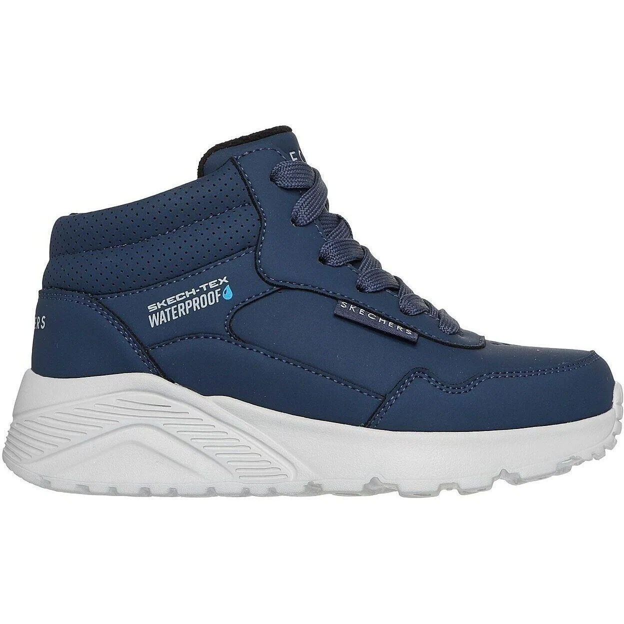 Детские кроссовки с принтом Uno Lite Aqua Ave Skechers, Blau — фото 3
