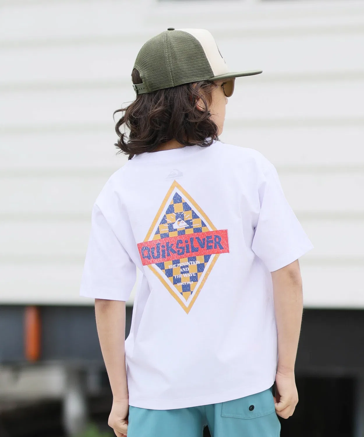 Детская футболка с принтом Quiksilver KLY262603M, White