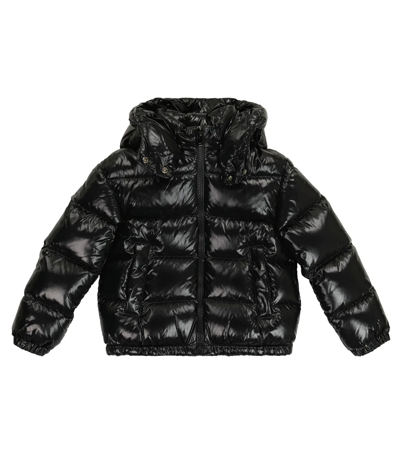 Пуховая куртка с капюшоном Fustet Moncler Enfant, черный